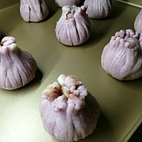 紫薯绣球蛋黄酥的做法图解17