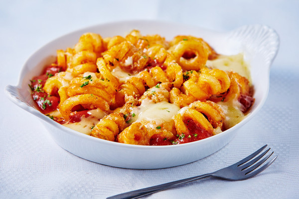 蕃茄蒜酱焗奶油马铃薯