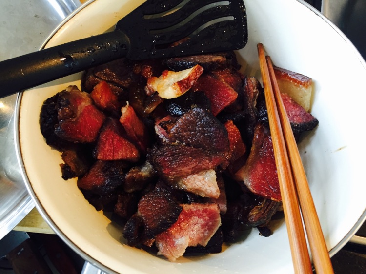 白辣椒辣肉的做法图解4