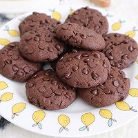 #2021亲子烘焙组——“焙”感幸福#双倍可可大曲奇的做法图解14