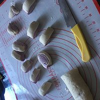 双色紫薯包（芝麻紫薯陷）的做法图解9