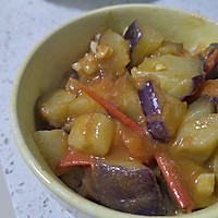 西红柿炒茄子的做法图解10