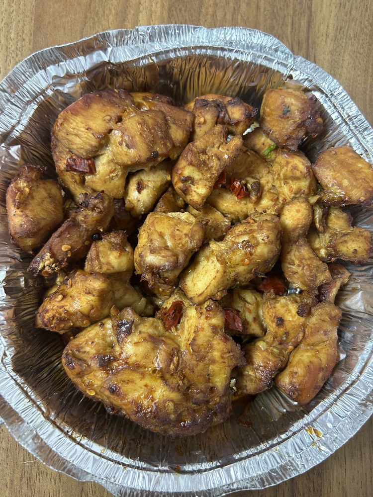 减脂轻食之鸡胸肉版辣子鸡丁的做法