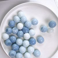蝶豆花渐变色奶冻球的做法图解5