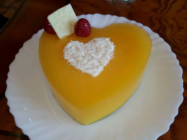 鲜橙果冻芝士蛋糕（6寸）