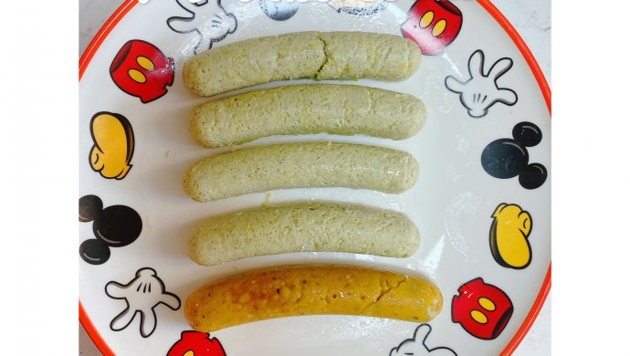 宝宝辅食【芦笋口蘑鸡肉肠】