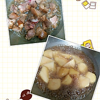 土豆炖肘子的做法图解2