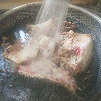 猪头骨炖鲜黄豆汤的做法图解4