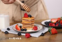 平底锅就能做的超快手pancake，吃一口幸福感爆棚~的做法