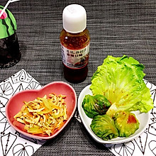 香辣翡翠鸡丝#丘比轻食厨艺大赛#