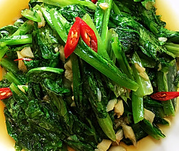 蚝油油麦菜的做法