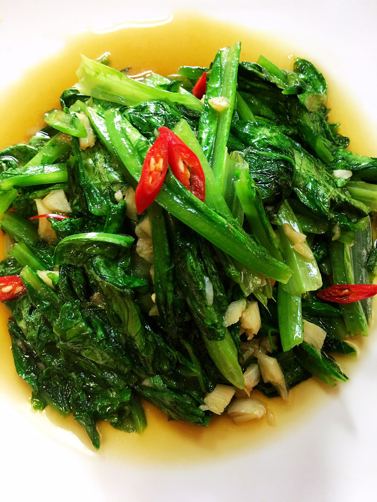 蚝油油麦菜的做法
