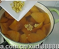 桂花栗子山芋汤的做法图解7