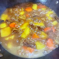 红烧牛肉 牛肋条#牛肋条#土豆胡萝卜的做法图解11