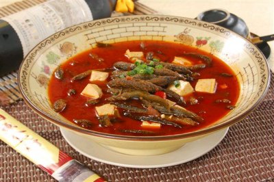 豆腐焖鳅鱼