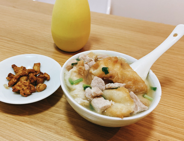 家乡儿时记忆 油条瘦肉汤的做法