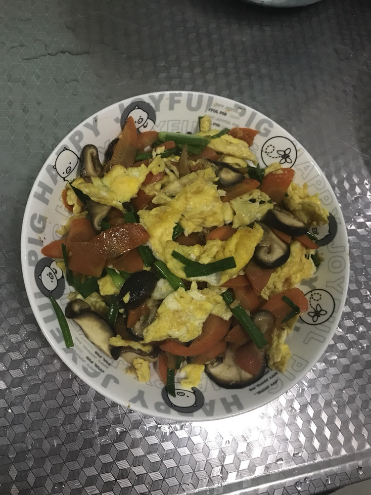 香菇炒蛋的做法