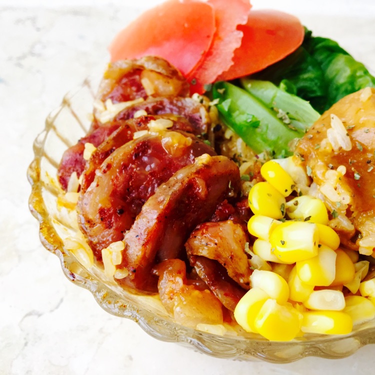 电饭煲腊肠煲仔饭的做法图解2