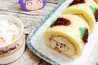 草莓毛巾卷