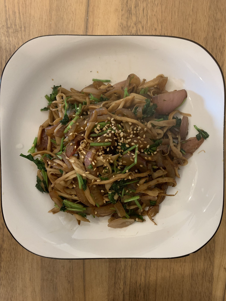 干煸杏鲍菇的做法