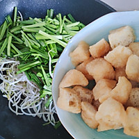 油豆腐韭菜绿豆芽的做法图解9
