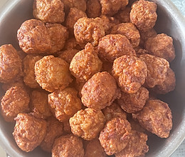 炸肉丸子的做法