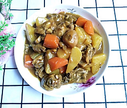 #今天吃什么#咖喱土豆胡萝卜炖鸡腿的做法