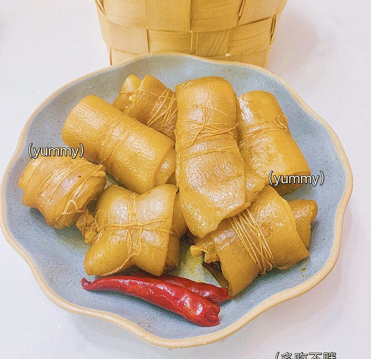 Q弹卤猪皮的做法