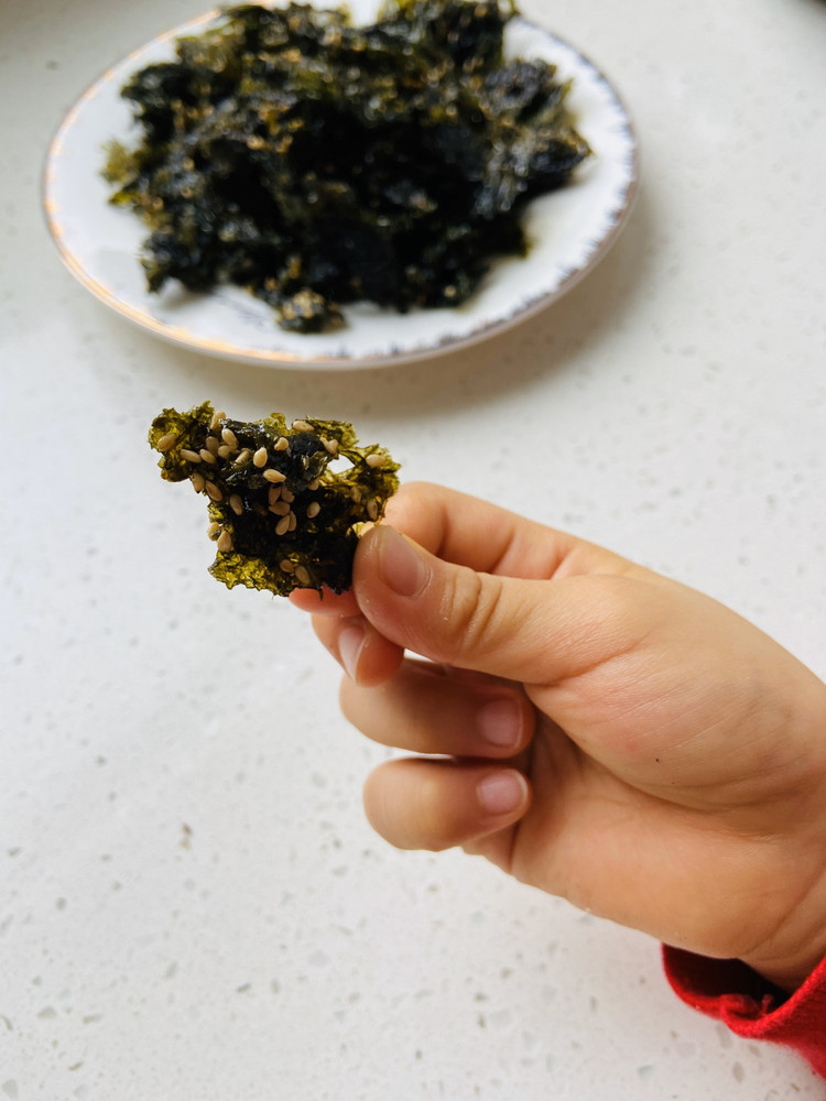 自制芝麻海苔的做法