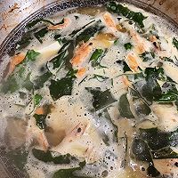 裙带菜豆腐汤的做法图解8