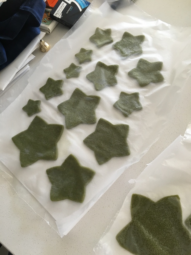 抹茶黄油饼干圣诞树的做法图解7