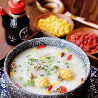 #肉食主义#鲍鱼蛤蜊生滚粥的做法图解5