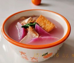 鸳鸯豆腐卜鸡汤的做法