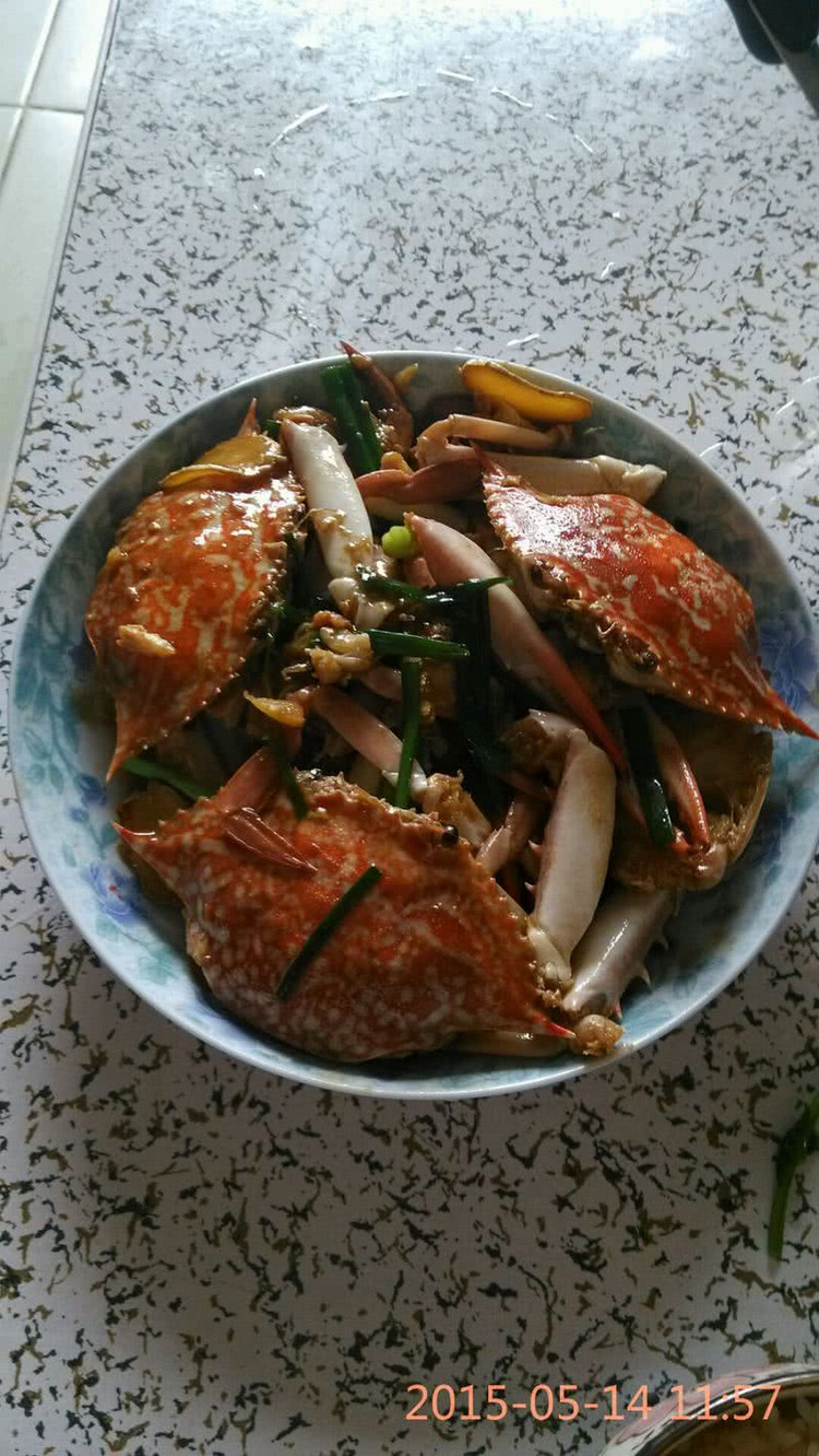 炒螃蟹的做法