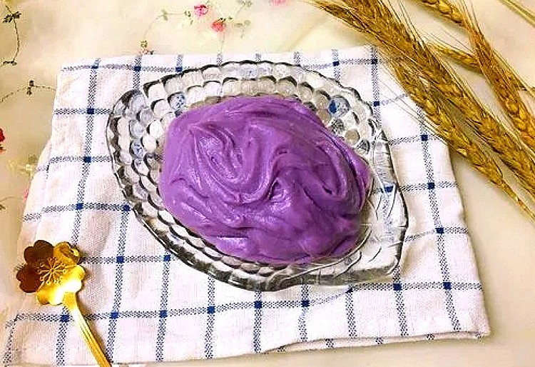 日式冰面包之奶香紫薯芋泥馅的做法