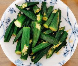 蚝油秋葵，简单素菜的做法