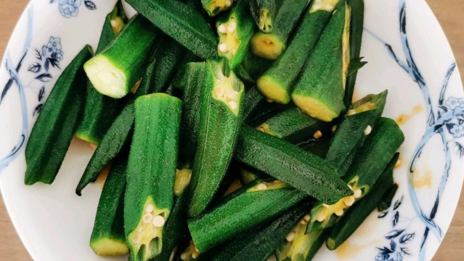 蚝油秋葵，简单素菜的做法