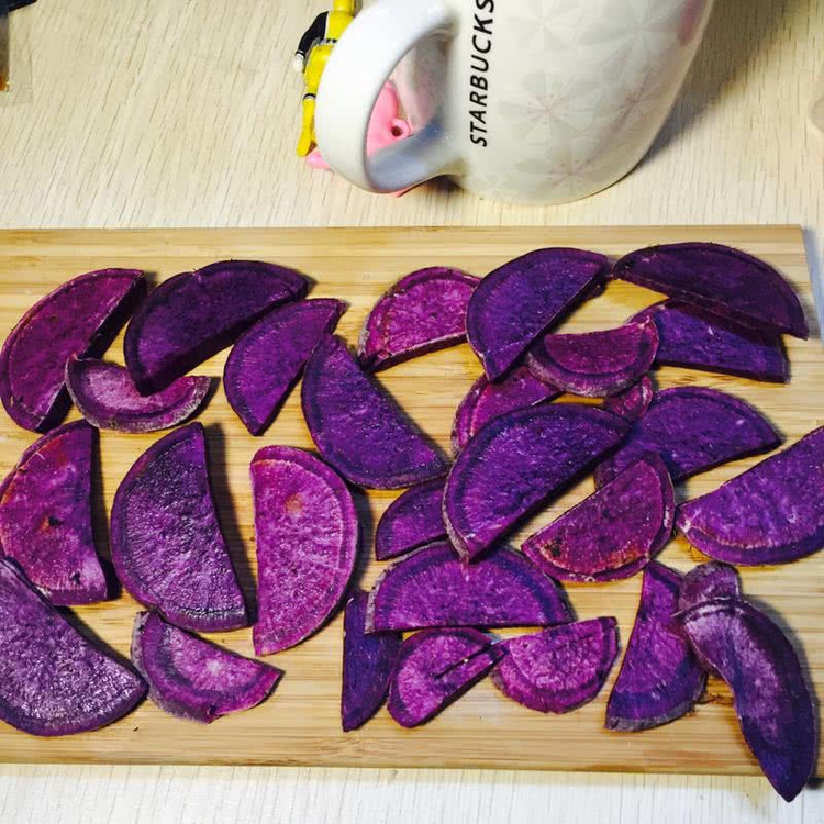 低卡无油电饼铛电饼铛烤紫薯的做法