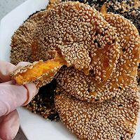 南瓜糯米芝麻饼的做法图解6