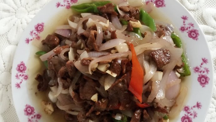 洋葱炒肉片