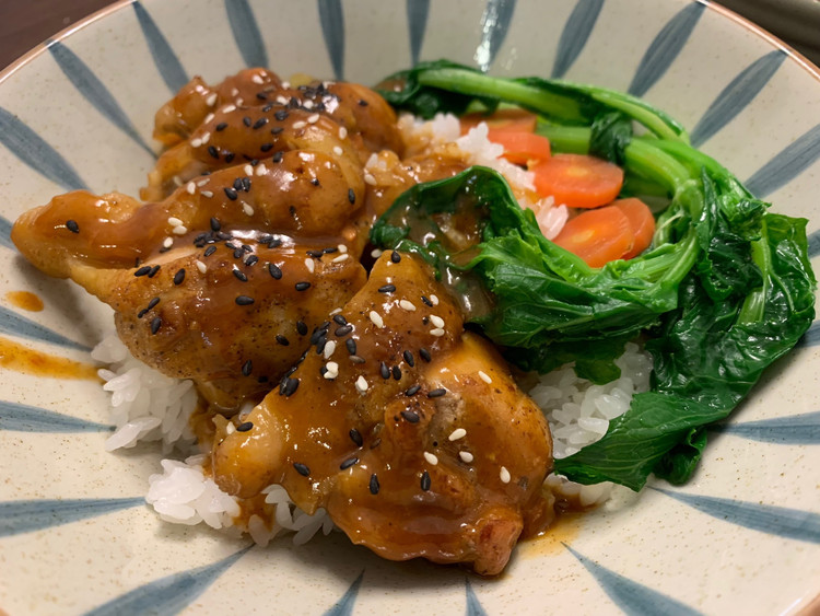 照烧鸡腿饭的做法