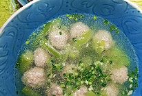 丝瓜猪肉丸子汤的做法