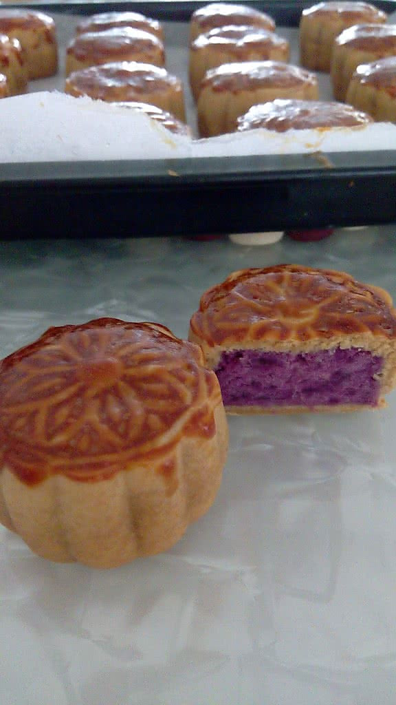 自制紫薯月饼（超级简单哦）的做法