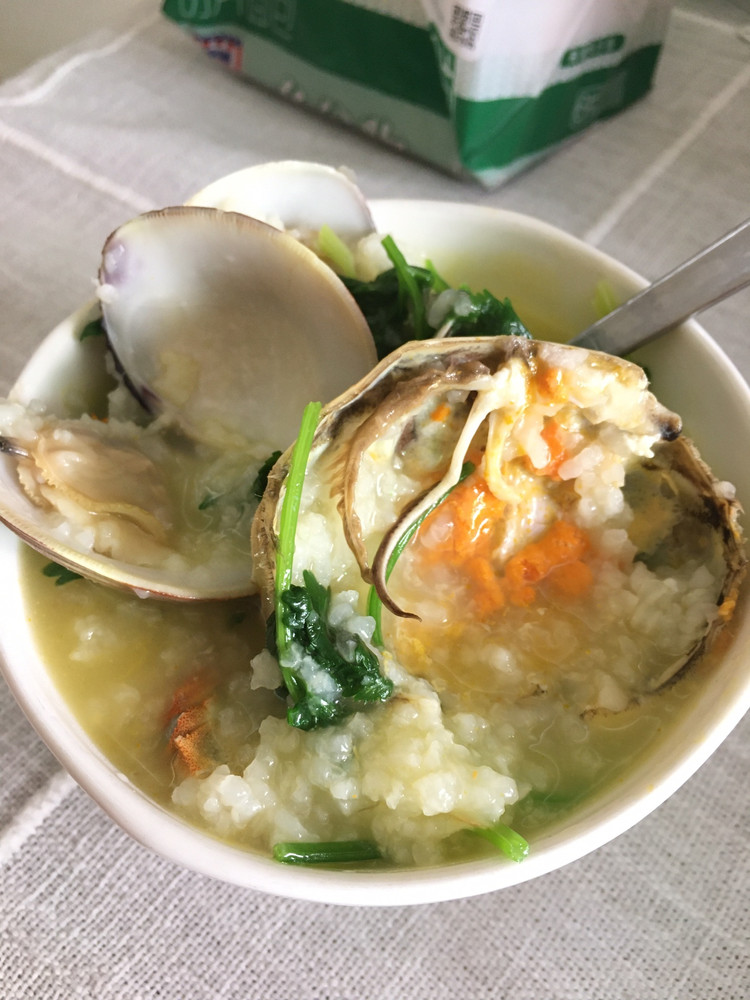 美味的海鲜螃蟹粥的做法