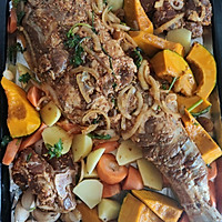 减肥期间可以吃的烤羊腿的做法图解3