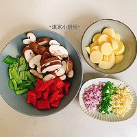 #换着花样吃早餐#香焖玉子豆腐的做法图解3