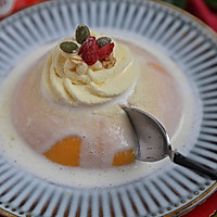 #新年好食，只炼好事#新年吉庆甜品 瑞雪兆丰年｜雪山南瓜布丁的做法图解17