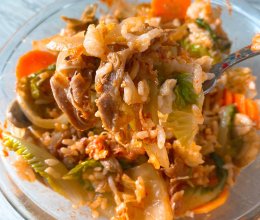 留学生‍的每一餐3⃣️思密达石锅拌饭的做法