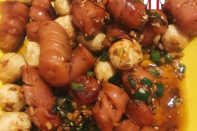 孜然丸子火腿肠