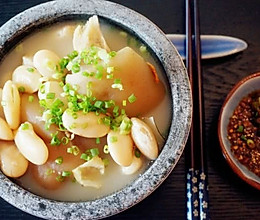 芸豆蘸水蹄花汤的做法